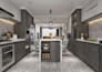 create realistic 3d kitchen render and custom interior design